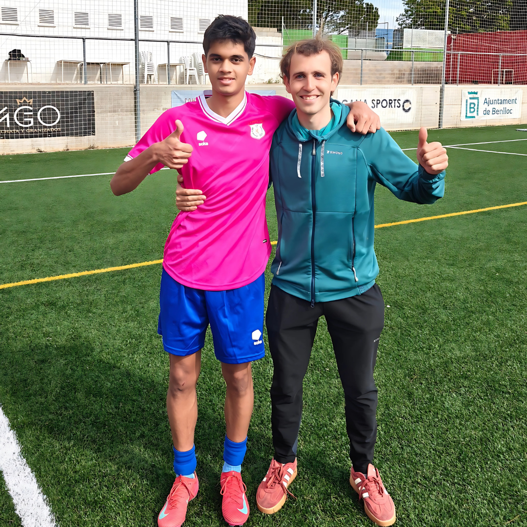 CF Benlloc Spanish Academy star strikers collaboration