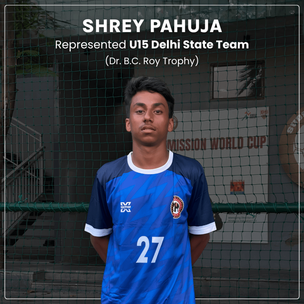 Shrey Pahuja Delhi State Team BC Roy Trophy Junior Nationals